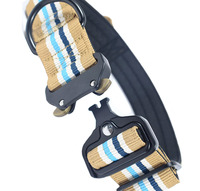 Collar de Perro de Nailon Duradero de 4 cm con Colores Personalizados, Hebilla Metálica de Liberación Rápida, Asa para Correa, para Entrenamiento al Aire Libre, Lunong