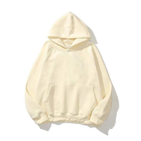 Sweat à capuche personnalisé pour homme, coupe classique, 100 % coton épais, avec poche, imprimé uni, hiver