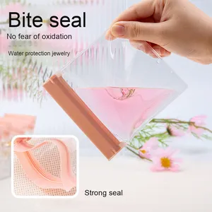 Becan Jewelry Sealed Bag Storage Bag Jewelry Pvc <strong>Pouches</strong> Jewelry Earrings <strong>Nails</strong> Rings Necklaces Storage Bags Gift Packing <strong>Pouch</strong> - Product Image 4