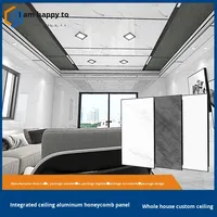 Grand panneau en nid d'abeille à gousset en aluminium pour cuisine salle de bain salon carreaux intégrés pour la décoration intérieure