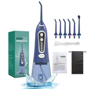 Irrigador Bucal Recargable de Alta Calidad con 5 Niveles de Chorro de Agua, Resistente al Agua IPX8, <span class=keywords><strong>para</strong></span> Viajes - Product Image 1