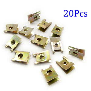 Clip de fixation en forme de U 20,5 mm x 13 mm pour réparation de pare-chocs et garde-boue de moteur de voiture, type usage général, pièce 0531 - Product Image 5
