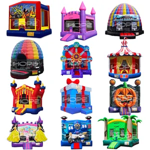 PVC jumping bouncer komersial besar bouncer castle spanduk sebuah rumah bouncing populer untuk dewasa