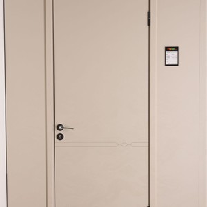 Puerta Interior Minimalista de MDF con Aislamiento Acústico, Superficie Acabada, Apertura Manual - Product Image 5