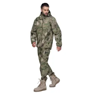 CHENHAO Multicam giyim takım Camo avcılık üniforma erkek taktik ceket pantolon üniformaları