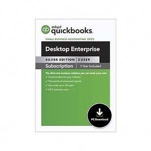 Intuit QuickBooks Enterprise Solutions 24.0 2024 Version de bureau américaine Logiciel de comptabilité financière à vie Livraison par e-mail - Product Image 3