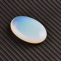 Cristaux d'améthyste naturelle ovale polie à l'ancienne de Namzi, Chine, pour l'énergie curative, le Feng Shui, les fournitures de Wicca et de sorcellerie (lot de 10 pièces)