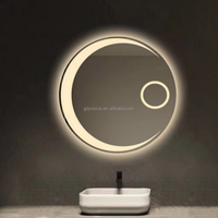 Miroir LED Rétroéclairé Rond de 23,5 Pouces, Pas Cher, Dégivrant, pour Salle de Bain, Vente en Gros Usine, Miroir LCD Résistant à l'Eau à Vendre