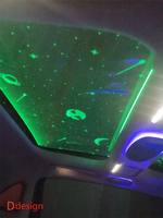 Voiture intérieur LED lumière toit chambre atmosphère ciel étoilé lampe toit ouvrant Flim Laser étoile projecteur