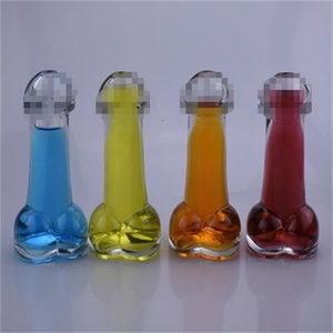 Bouteille d'alcool en forme de pénis de 80ml verres de spiritueux verres de bar bouteille à boire sexe <span class=keywords><strong>bite</strong></span> cocktail vin champagne tasse en verre à liqueur - Product Image 3