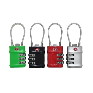Chất Lượng Tốt Tùy Chỉnh Keyless Cáp Khóa 3 Chữ Số Tsa Ổ Khóa Cho Du Lịch - Product Image 1