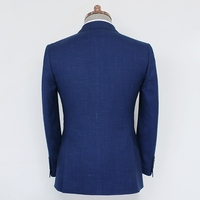 Veste de costume élégante haut de gamme pour hommes d'affaires formelles ajustées et personnalisées pour hommes