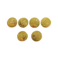 Envoltorio de Chocolate Personalizado con Moneda de Oro, Papel de Aluminio, Paquete de Chocolate en Oferta