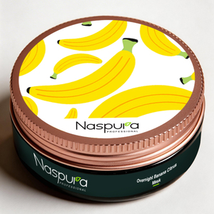 Masque capillaire réparateur 2-en-1 Naspura à la <span class=keywords><strong>banane</strong></span>, au miel et à la kératine, biologique, rafraîchissant et anti-frisottis pour cheveux normaux et secs, OEM - Product Image 3
