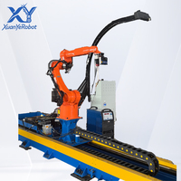 Station de soudage robotisée automatisée sans programmation, type rail au sol
