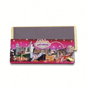 Personalized Wholesale Las Vegas San Francisco Mdf Wooden <b>Fridge</b> Magnet Souvenirs With Foil - Product Image 1