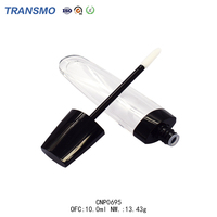 Tube de brillant à lèvres en gros, flacon de 10 ml pour brillant à lèvres, emballage en tube plastique