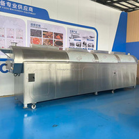 Machine de torréfaction multifonctionnelle industrielle entièrement automatique à commande PLC, en acier inoxydable, à moteur, pour maïs, noix et graines