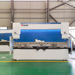 Sanxin thông minh thủy lực CNC Báo Chí phanh 200t 160t 125t kim loại Báo Chí phanh 4 mét 6 + 1 trục thép không gỉ máy uốn - Product Image 1