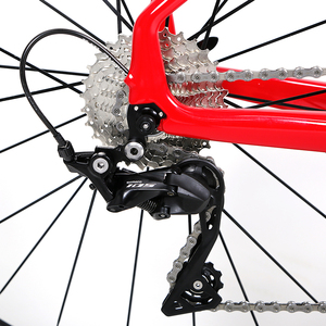 Bicicletta da <span class=keywords><strong>Strada</strong></span> in Carbonio Twitter FALCON 700C con Cambio R7000 a 22 Velocità, Manubrio Integrato, Ruote in Carbonio e Telaio in Carbonio da 50mm - Product Image 5