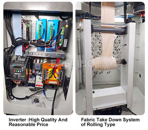 Machine à tricoter à double rayures en <span class=keywords><strong>jersey</strong></span> pour les cheveux en éponge - Product Image 5