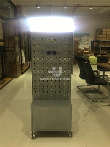 Soporte de Metal personalizado para gafas de sol, estante de exhibición para anteojos, montura óptica, tienda al por menor, soporte movible para suelo - Product Image 6