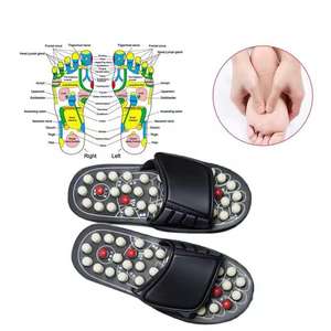 Sandal sepatu pijat akupuntur, sandal sepatu pijat stimulasi refleksi, titik akupuntur, bantuan <span class=keywords><strong>Plantar</strong></span> Fasciitis - Product Image 4