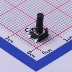 TS-1109S-B-L Tactile Switch SMD-4P,4.5x4.5mm Switch Single Pole Single Throw Round Button 1.6N Vertical Mount - Product Image 1