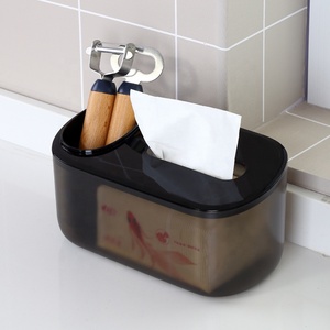 Portafazzoletti da Parete in Plastica con Design Moderno, Contenitore Multiuso <span class=keywords><strong>per</strong></span> Cucina, Toilette e Bagno - Product Image 1