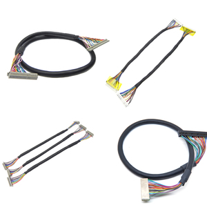 Conector df9 de 51 pines personalizado, cable LVDS chapado en oro, arnés de cableado para portátil FHD - Product Image 3
