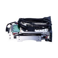 Unestech ST7221U, Rack Móvil de Doble Bahía de 5.25 Pulgadas con Intercambio en Caliente, Carcasa para Discos Duros SATA de 2.5 y 3.5 Pulgadas