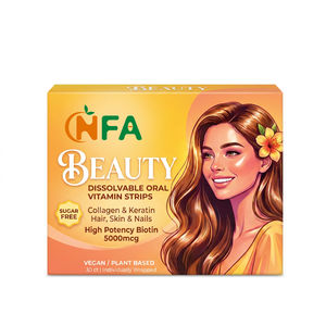 Servicio de Marca Privada: Película Oral de Belleza con Péptidos de Colágeno para el Cabello, la Piel y las Uñas - Product Image 1