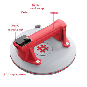 Shijing 6100 Ventosa de vacío eléctrica Pantalla digital Reposición automática de aire Azulejo de vidrio Elevador de granito de mármol - Product Image 2