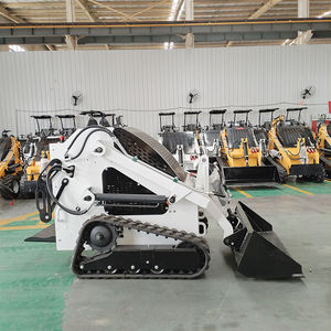 شحن مجاني مضخة هيدروليكية EPA المشي خلف محرك <span class=keywords><strong>Skid</strong></span> صغير مع دلو خندق محراث دوار - Product Image 4