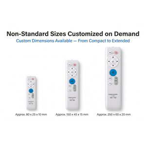 <span class=keywords><strong>Telecomando</strong></span> Universale in Plastica a Codice Fisso Personalizzato con Numeri e Pulsanti Grandi, Confezione Convenienza - Product Image 1