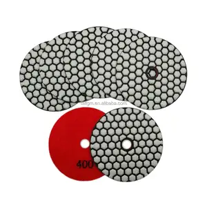 4 Inch 400 Grit Graniet Polijsten Pads Diamant Schuren Pads Beton Polijsten Pads Voor Haakse Slijper