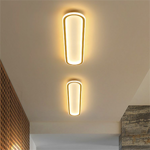 Luces de pasillo rectangulares modernas, lámpara de techo <span class=keywords><strong>LED</strong></span> para sala de estar, <span class=keywords><strong>cocina</strong></span> nórdica, luz de techo creativa para balcón larga - Product Image 3