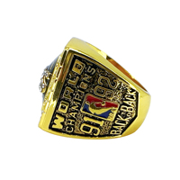Bague de championnat de basket-ball personnalisée par le fabricant, 1992, populaire en Europe et en Amérique, pour les jeunes