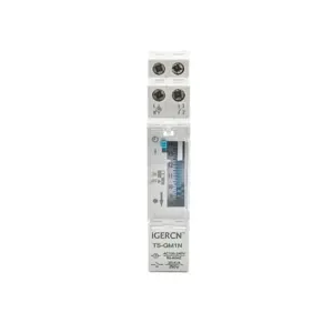 iGERCN brand blue and black color Mini mechanical timer switch TS-GM1N with light ON OFF 24 Hour 15 minutes 16amp 220-250VAC