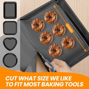 <b>Silicone</b> <b>Baking</b> Mat Roll Food Grade Non-Stick Non-Slip Reusable Dishwasher Safe Oven/Fryer/Freeze Dryer Liner - Product Image 2