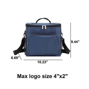 Sac à lunch isotherme tendance avec bandoulière, glacière souple pour hommes et femmes - pour le travail, les voyages, les pique-niques - Product Image 3