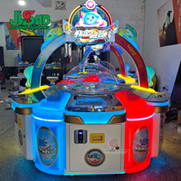 Machine de jeu vidéo à monnayeur pour enfants, 6 joueurs, avec plateau tournant, construction métallique, pour usage intérieur, garantie 1 an, version anglaise