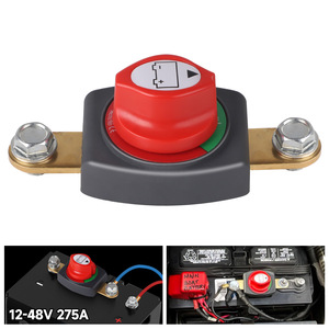 Interruptor de desconexión de corriente negativa 275A 12-48V con perno M10 para apagado de motor en uso automotriz - Product Image 4