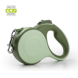 Pet Leash Retractable 8M For Medium <b>Dogs</b> Green And White ABS Material - Product Image 1