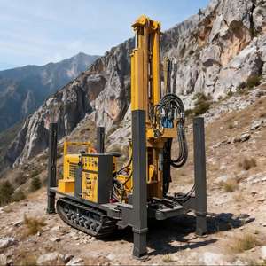 목적 대형 크롤러 디젤 380m 드릴링 머신 깊은 리그 드릴링을위한 가정용 공압 물 가스 우물 드릴링 장비 - Product Image 3