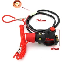 Interruptor de Parada de Emergencia para Motocicleta, Botón de Apagado para Motocross, ATV, Quad
