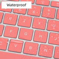 Protecteur de couverture de clavier en silicone pour Macbook 11/13/15 pouces couverture de clavier de couleur personnalisée