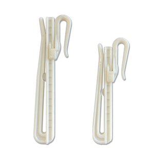 Accessoire de système de mariage robuste Rail coulissant de plafond de voie Type acheter en plastique crochet tige rideau tuyau drapé support accessoire - Product Image 1