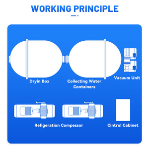 آلة تجفيف بالتجميد الفراغي للأغذية والقهوة سريعة التحضير بتصميم صناعي جديد - Product Image 2