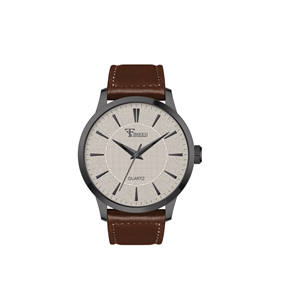 Montre Urbaine Minimaliste pour Homme avec Boîtier en Métal, Mouvement à Quartz, Bracelet en Cuir, Idéale pour les Affaires et le Quotidien - Product Image 3